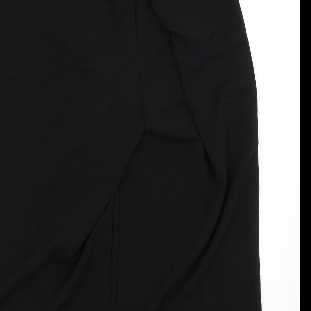 Preworn Womens Black   Cropped Trousers Size 14 L22 in