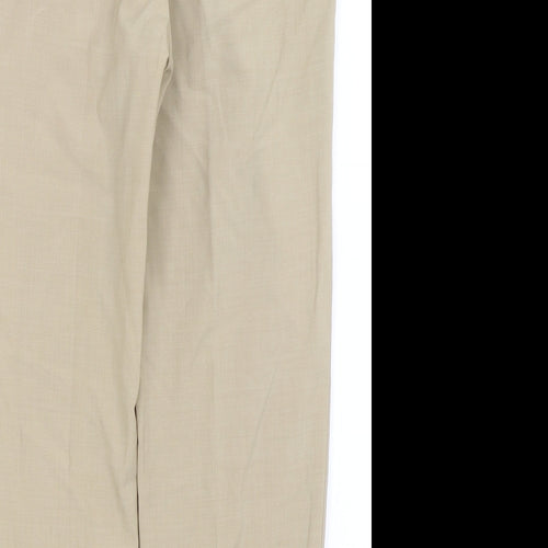 MICHELE Womens Beige   Trousers  Size 14 L24.5 in