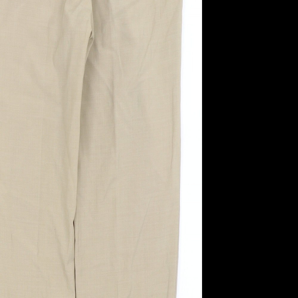 MICHELE Womens Beige   Trousers  Size 14 L24.5 in