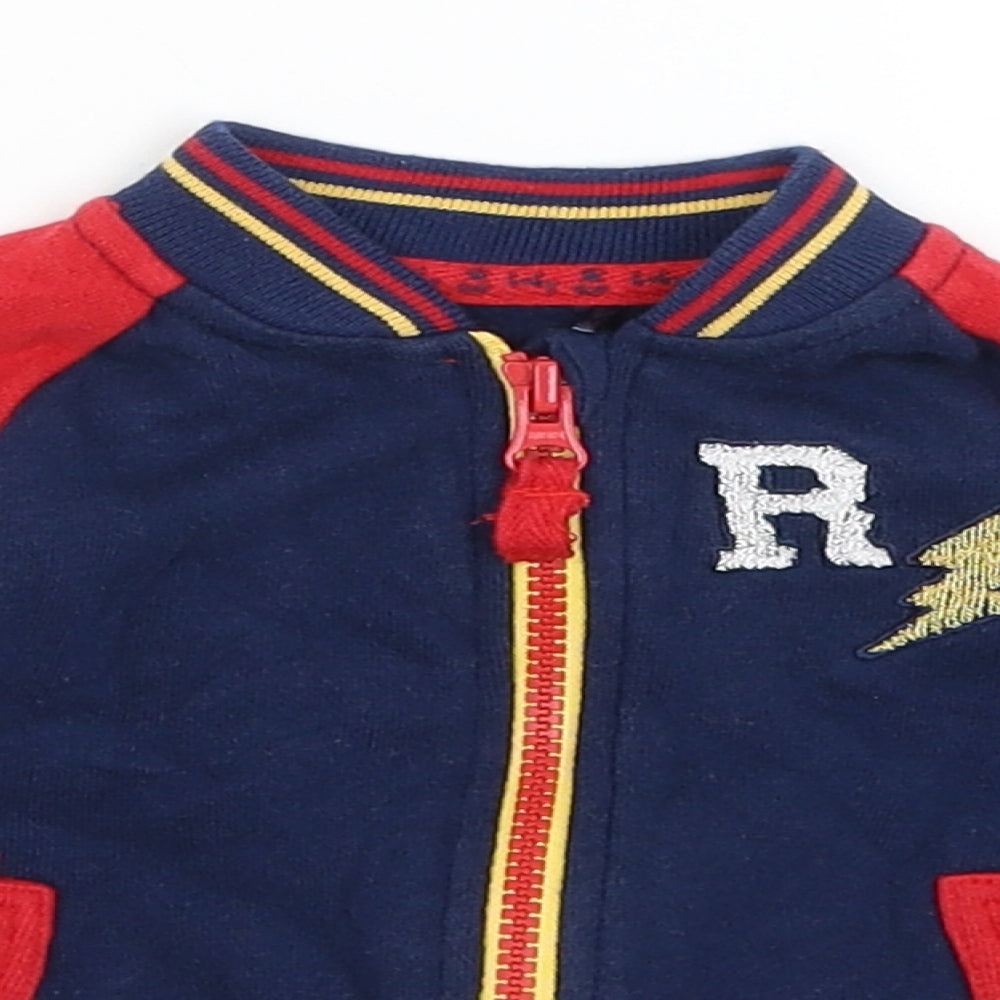 TU Baby Blue   Full Zip Jumper Size 6-9 Months