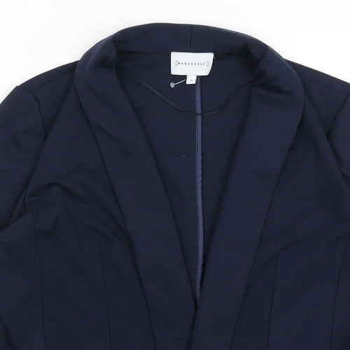 Warehouse Womens Blue   Jacket Blazer Size 12