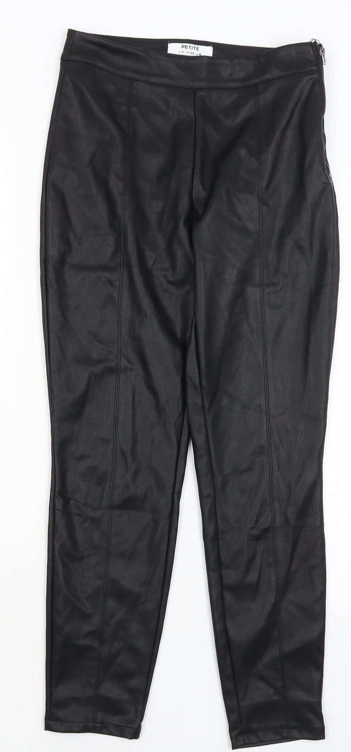 Dorothy Perkins Womens Black   Trousers  Size 8 L26 in