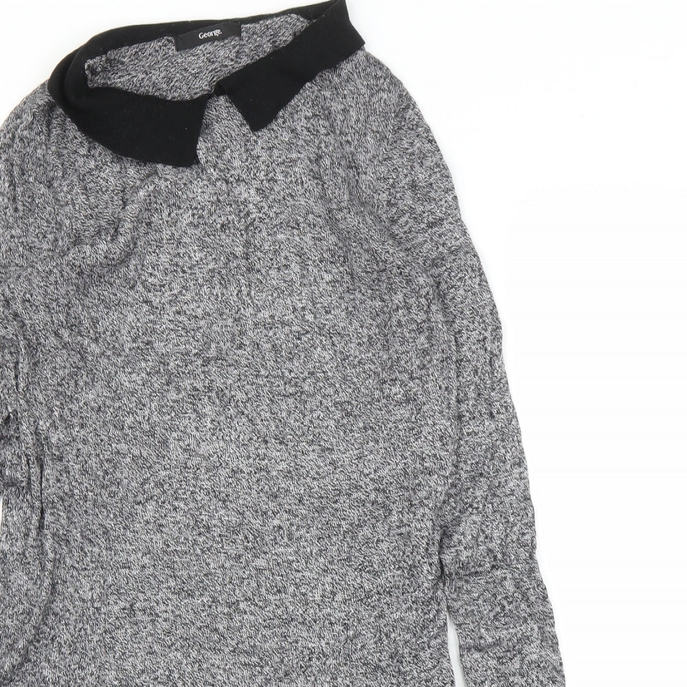 George Womens Grey   Jumper Dress  Size 14