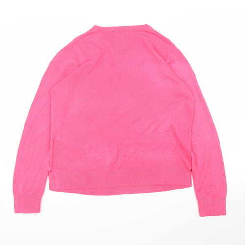 M&S Womens Pink   Pullover Jumper Size 14