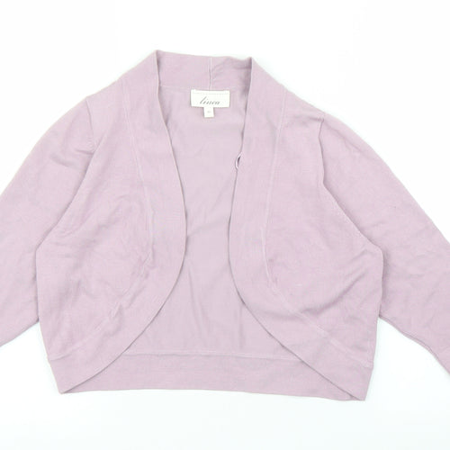 Linea Womens Purple   Cardigan Jumper Size M
