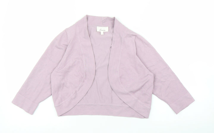 Linea Womens Purple Cardigan Jumper Size M