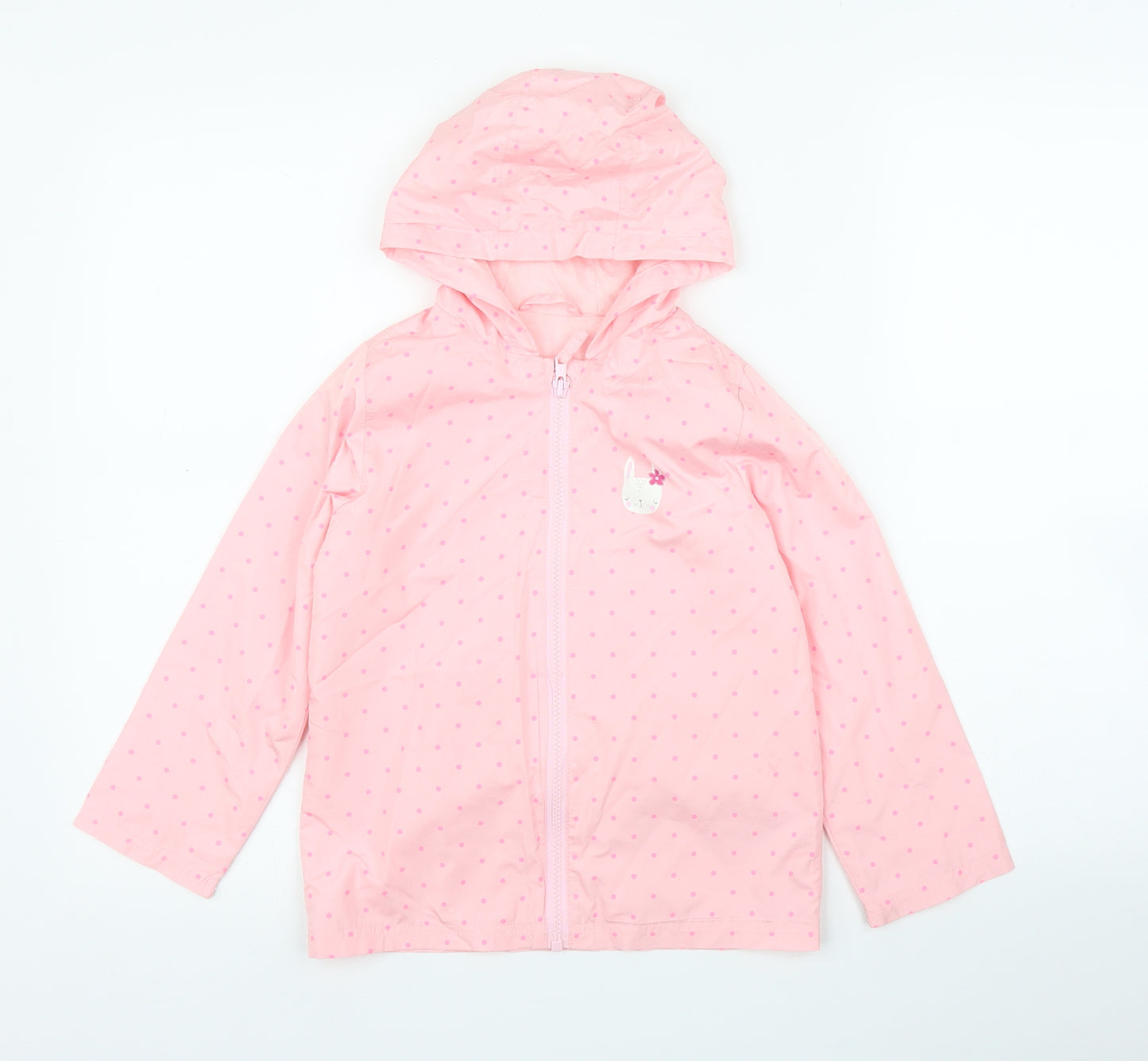 George Girls Pink   Rain Coat Coat Size 5 Years