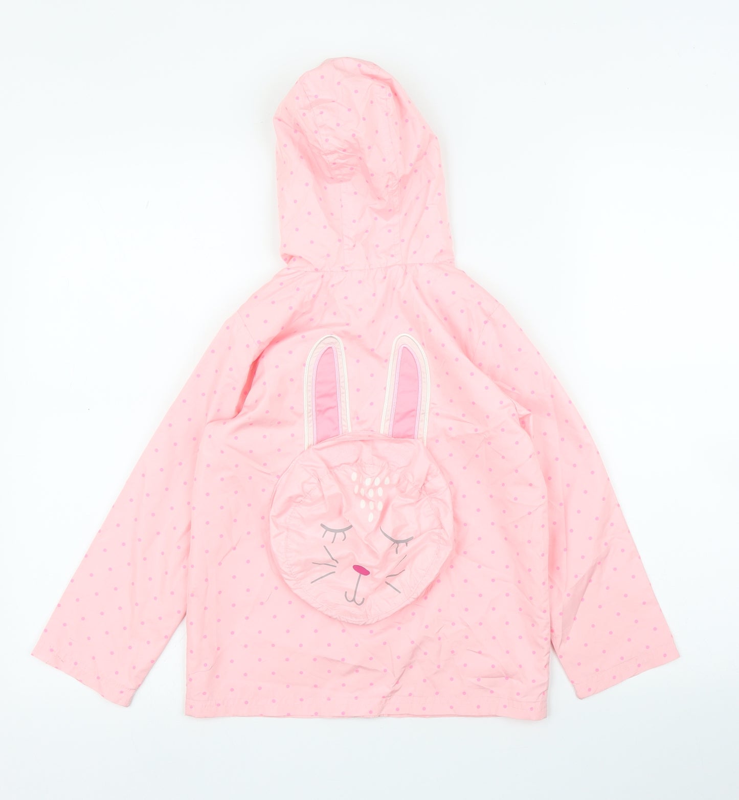 George Girls Pink   Rain Coat Coat Size 5 Years