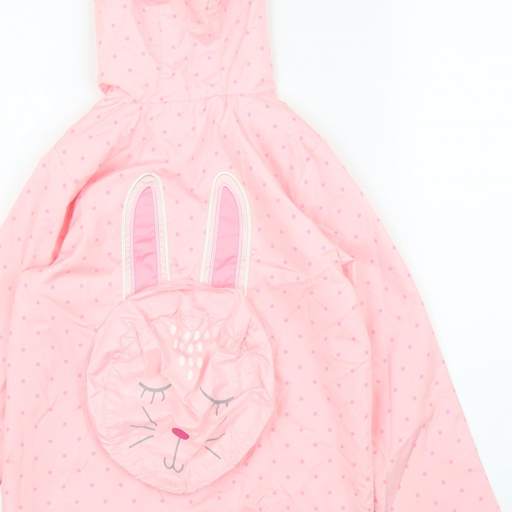 George Girls Pink   Rain Coat Coat Size 5 Years