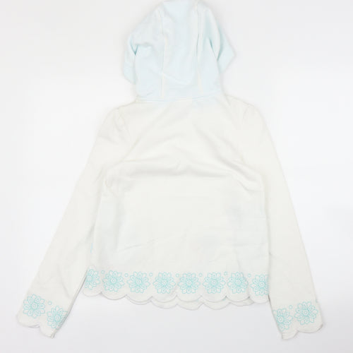Disney Girls White   Pullover Hoodie Size 9 Years  - Frozen