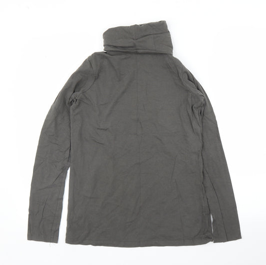 Front view of Primark women’s grey basic blouse, size UK 14