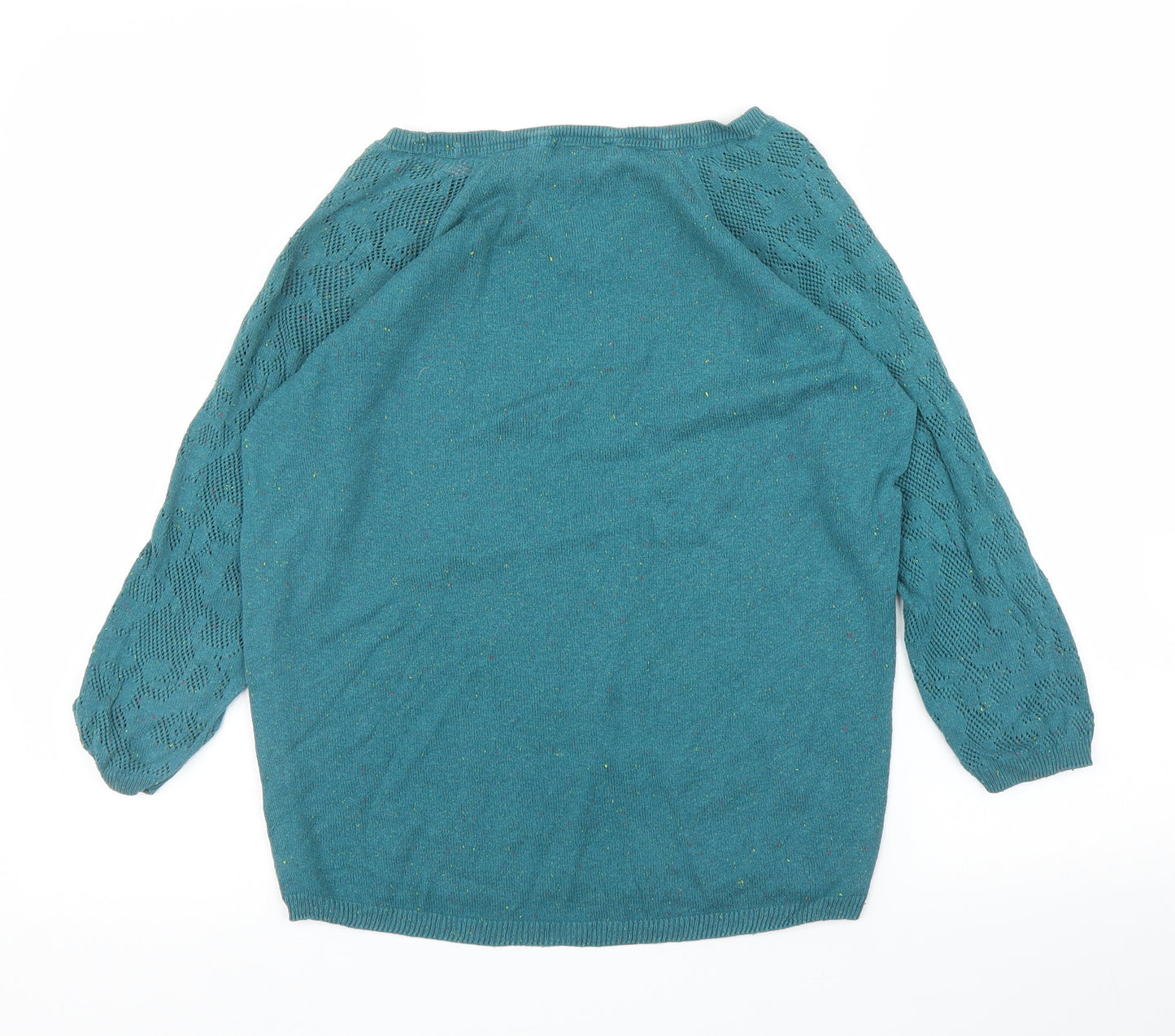 M&S Womens Green   Pullover Jumper Size 10