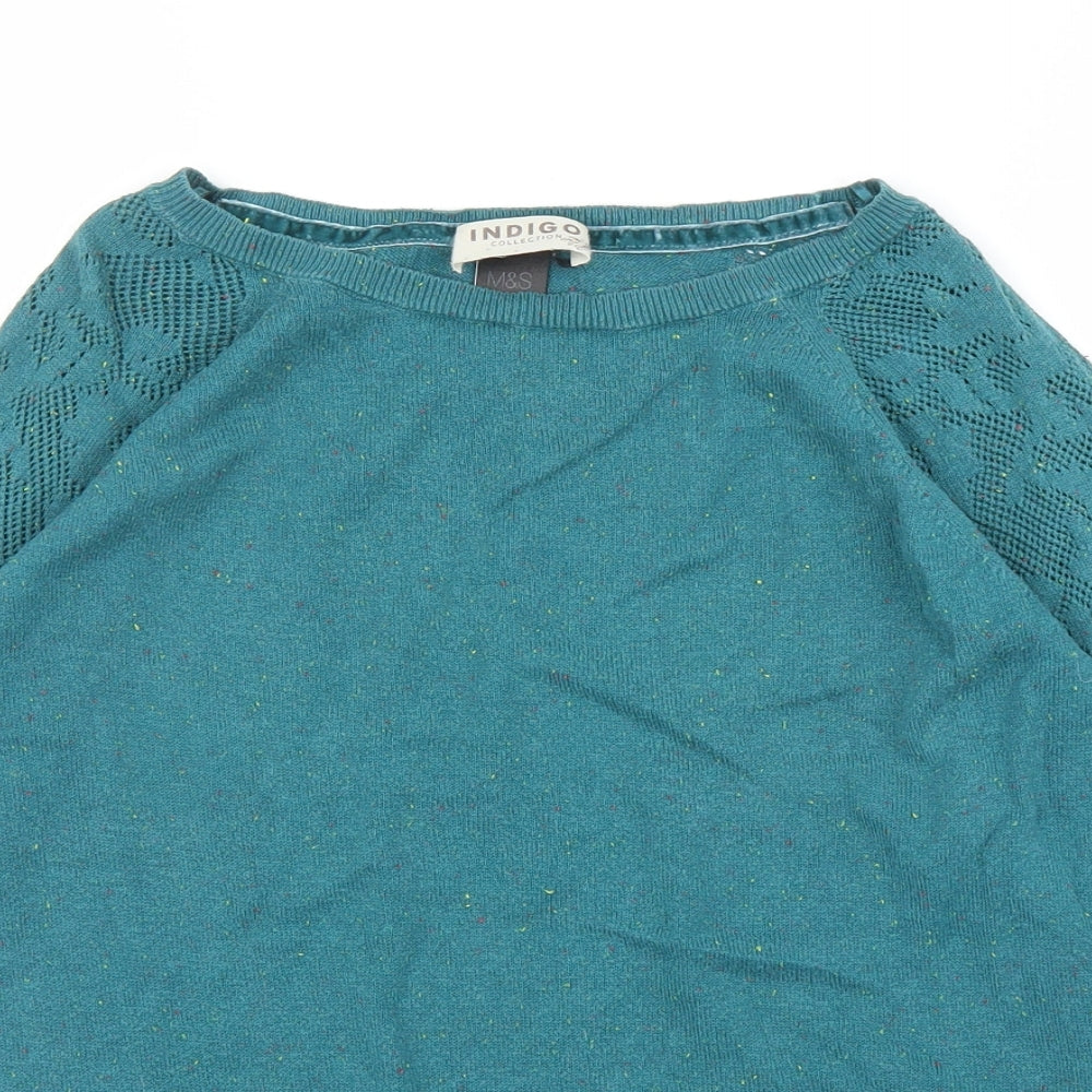 M&S Womens Green   Pullover Jumper Size 10