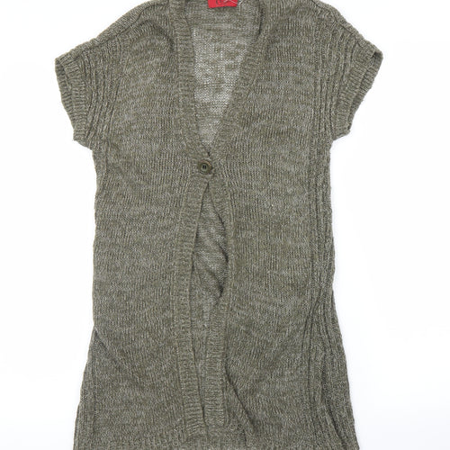 Vivien Aron Womens Green   Cardigan Jumper Size 10
