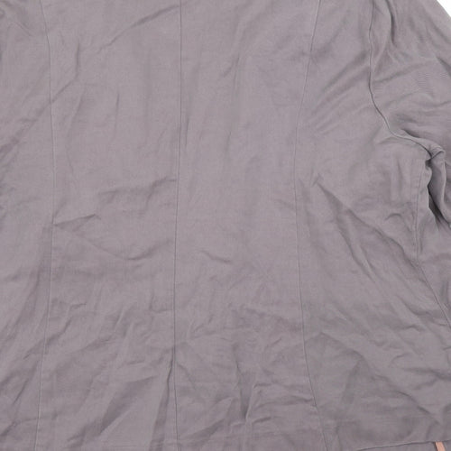 M&Co Womens Grey   Jacket Blazer Size 18