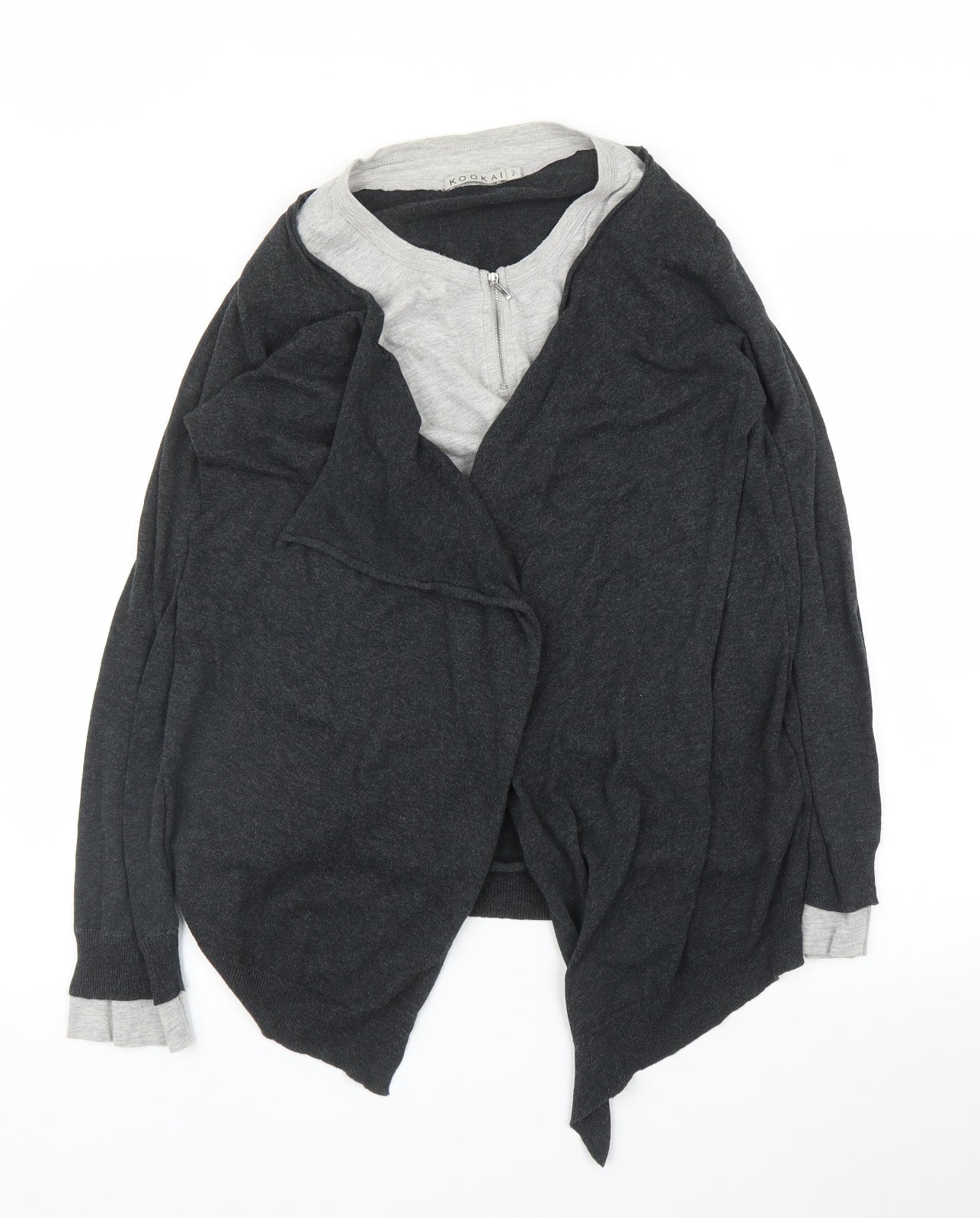 Kookai Womens Grey   Cardigan Jumper Size M