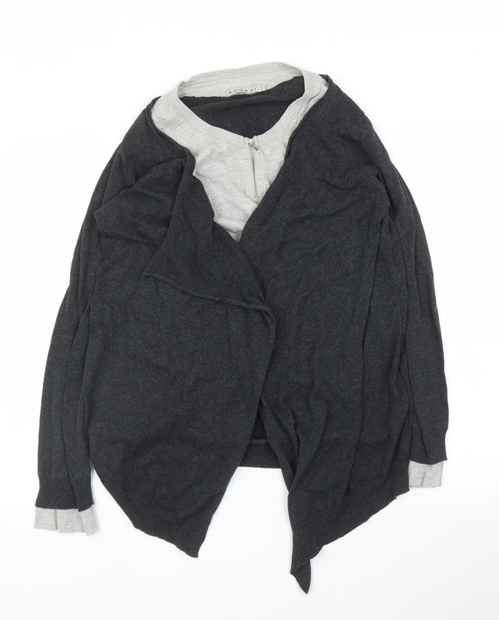 Kookai Womens Grey   Cardigan Jumper Size M