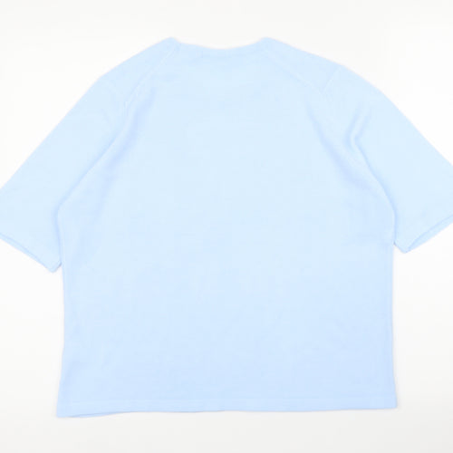 M&S Womens Blue   Basic Blouse Size 16