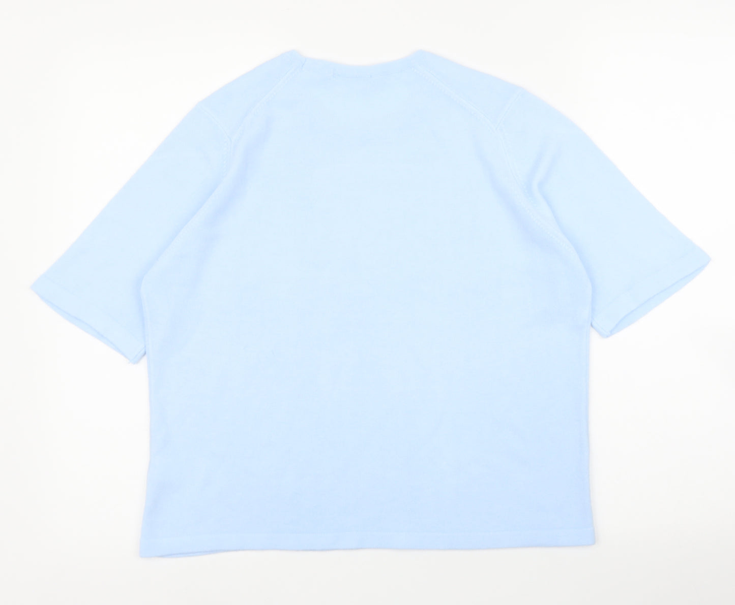 M&S Womens Blue   Basic Blouse Size 16