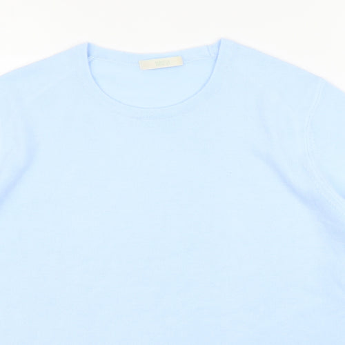 M&S Womens Blue   Basic Blouse Size 16