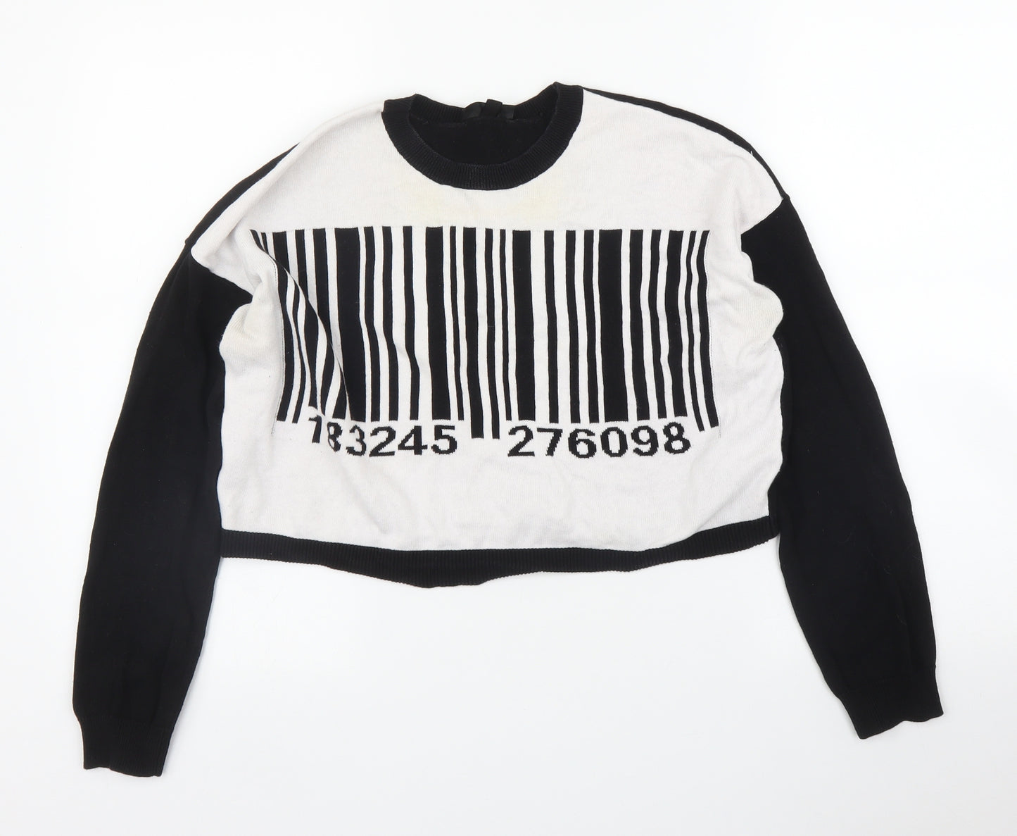 Topshop Womens Black   Pullover Jumper Size 10