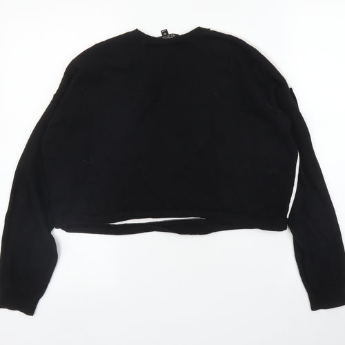 Topshop Womens Black   Pullover Jumper Size 10