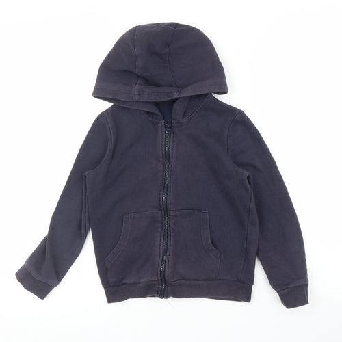 George Boys Blue   Full Zip Hoodie Size 6 Years