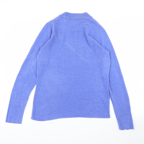 M&Co Womens Blue   Pullover Jumper Size 10