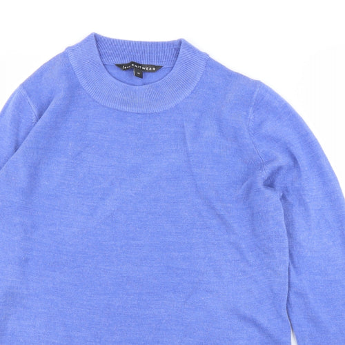 M&Co Womens Blue   Pullover Jumper Size 10