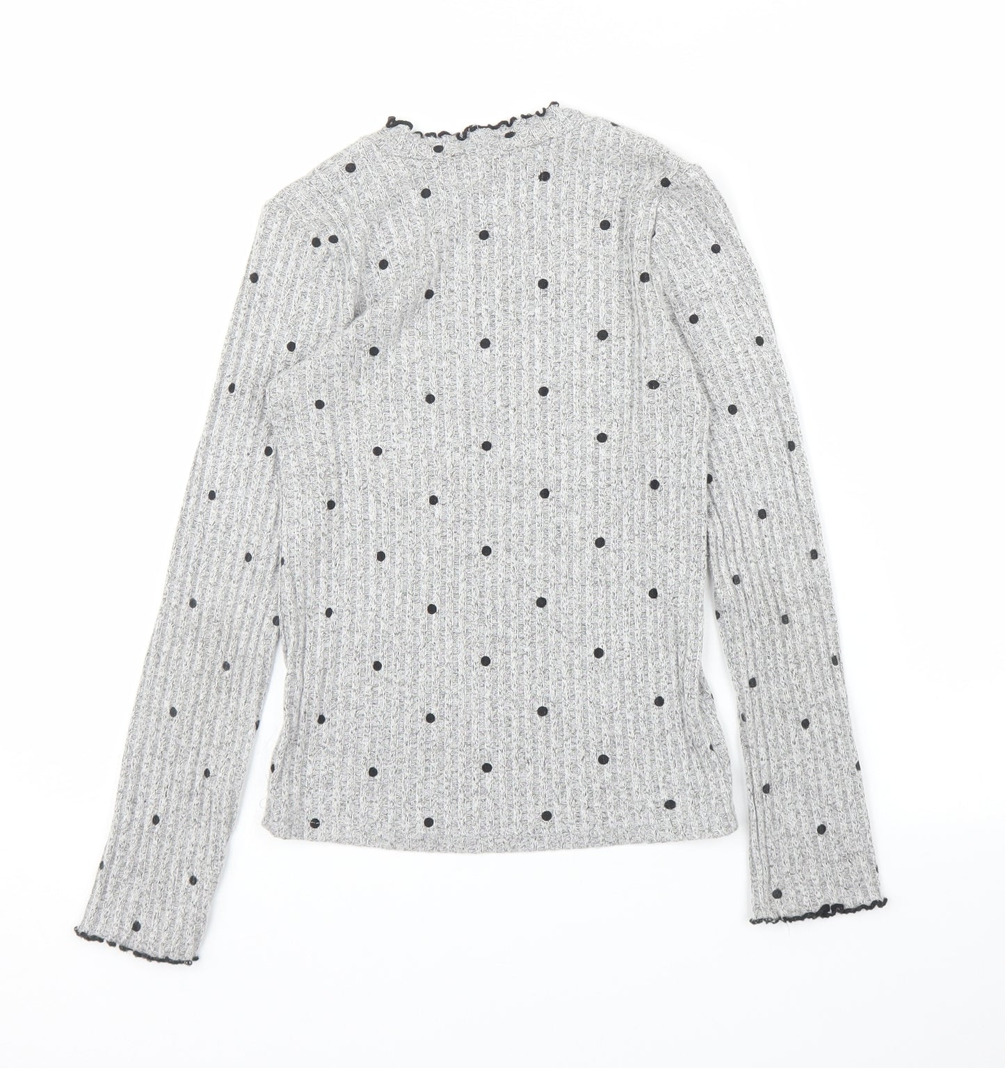 F&F Girls Grey   Pullover Jumper Size 9 Years