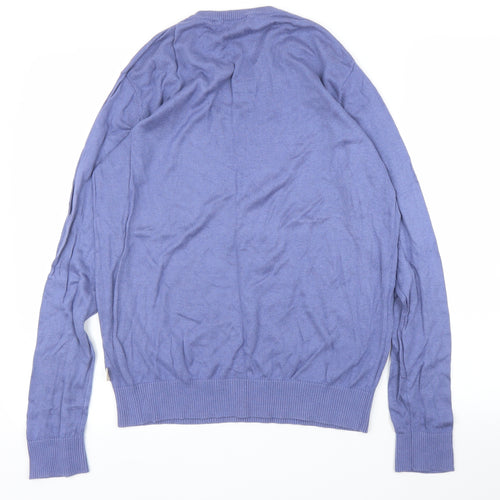 Cotton Traders Womens Blue   Pullover Jumper Size S