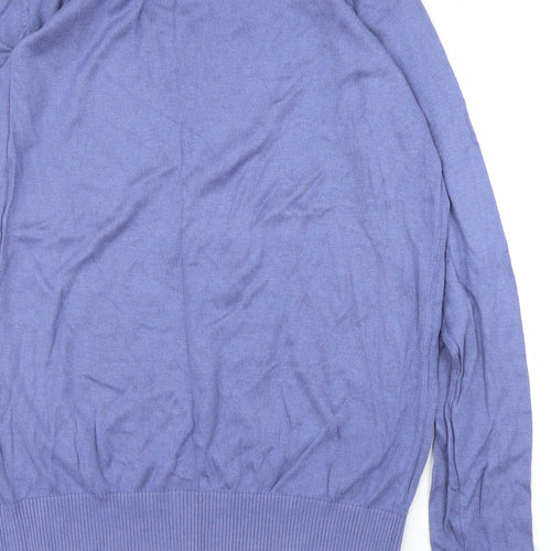 Cotton Traders Womens Blue   Pullover Jumper Size S