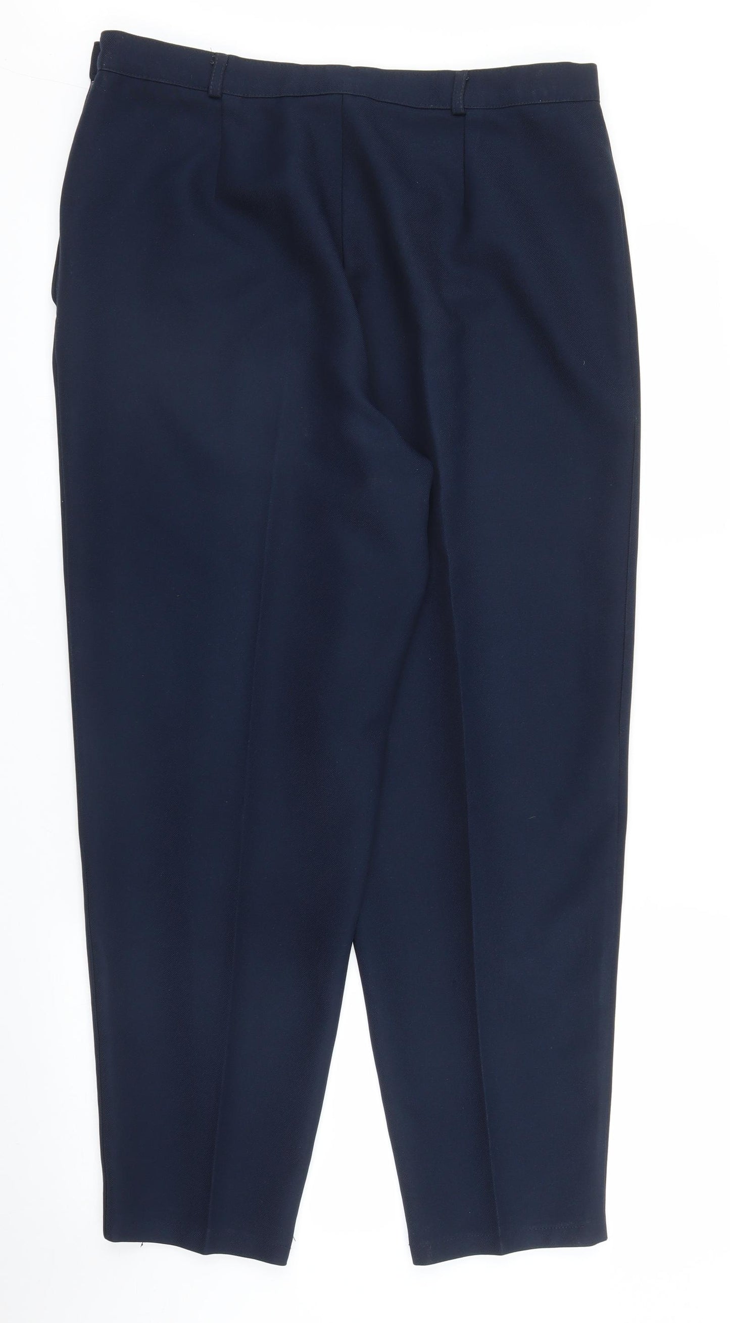 Preworn Womens Blue   Capri Trousers Size L L27 in