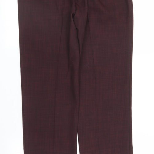 M&S Womens Purple   Trousers  Size 8 L29 in