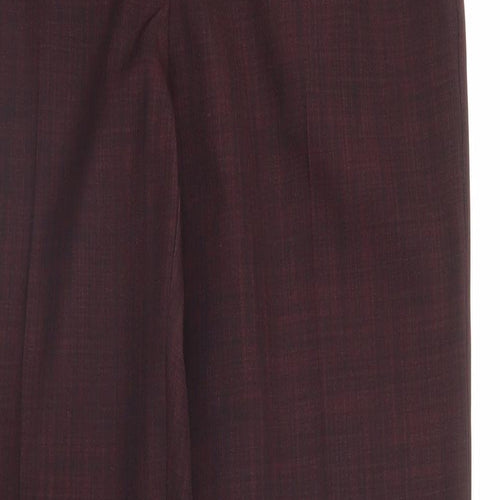 M&S Womens Purple   Trousers  Size 8 L29 in