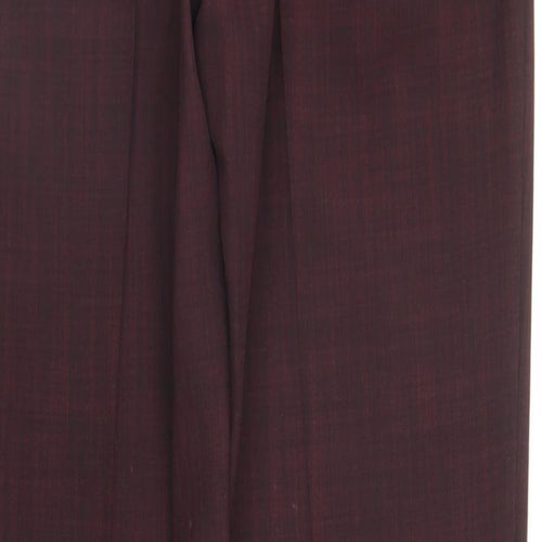 M&S Womens Purple   Trousers  Size 8 L29 in