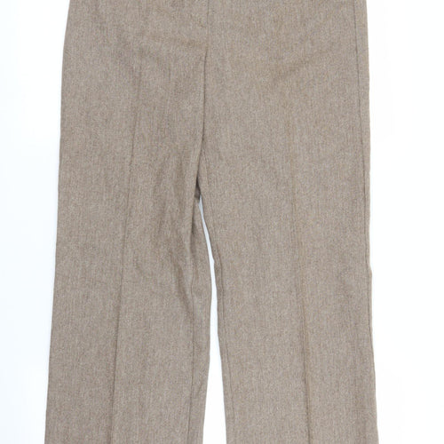 M&S Womens Beige   Trousers  Size 12 L29 in