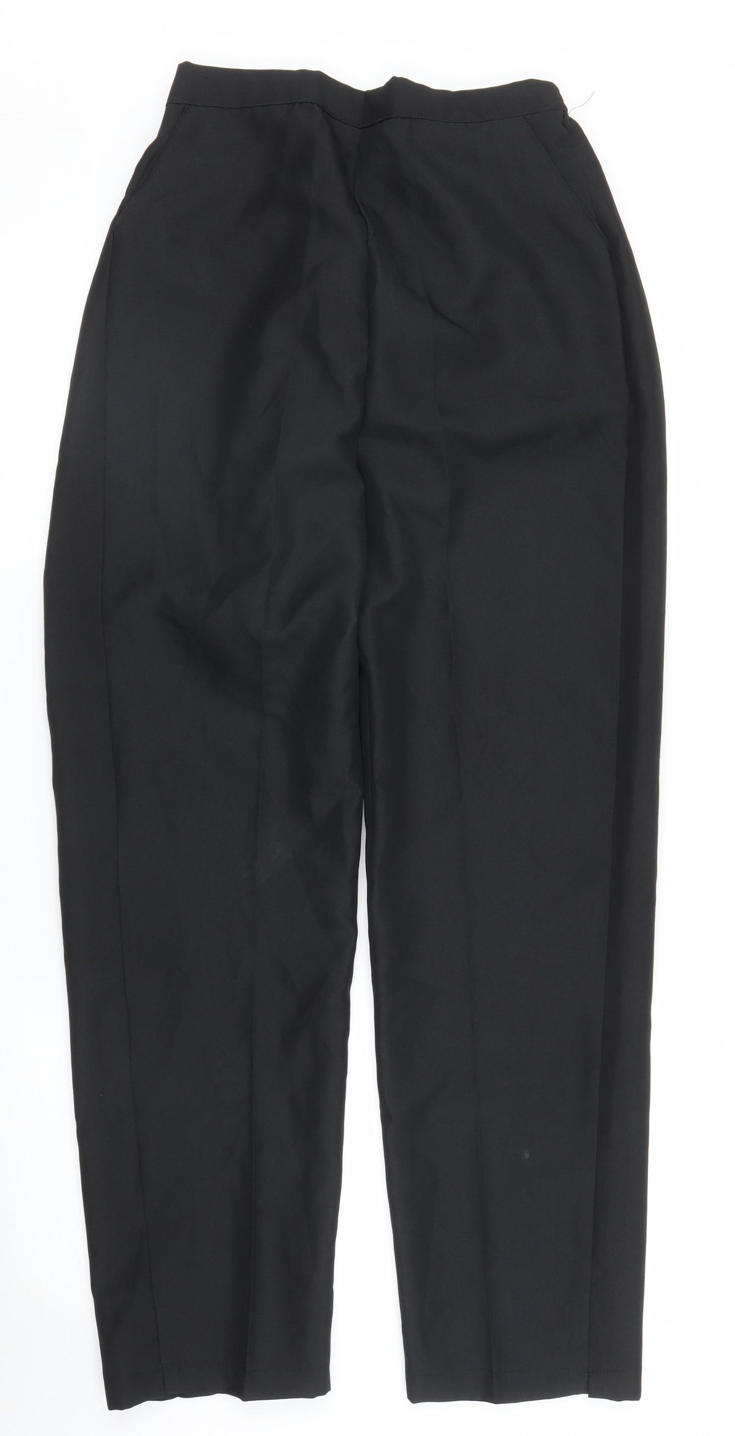 Preworn Womens Black   Trousers  Size 8 L30 in