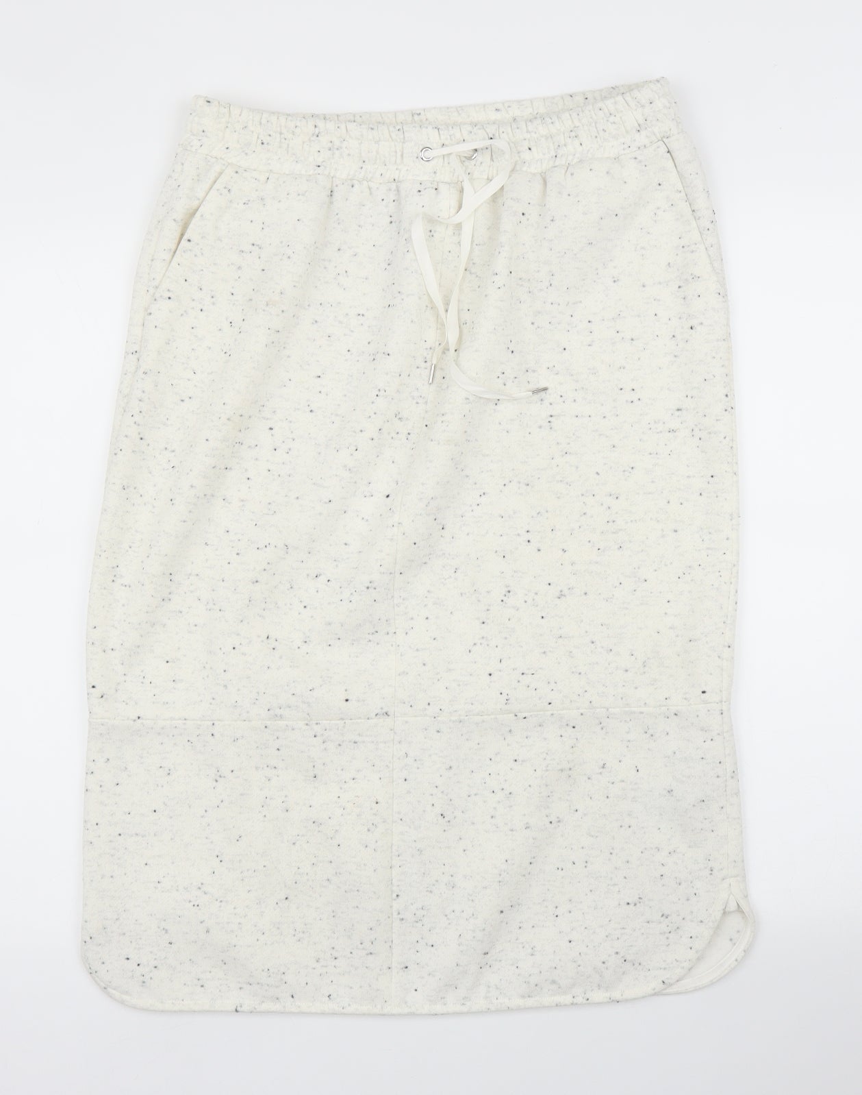 Massimo Dutti Womens Beige   Straight & Pencil Skirt Size L