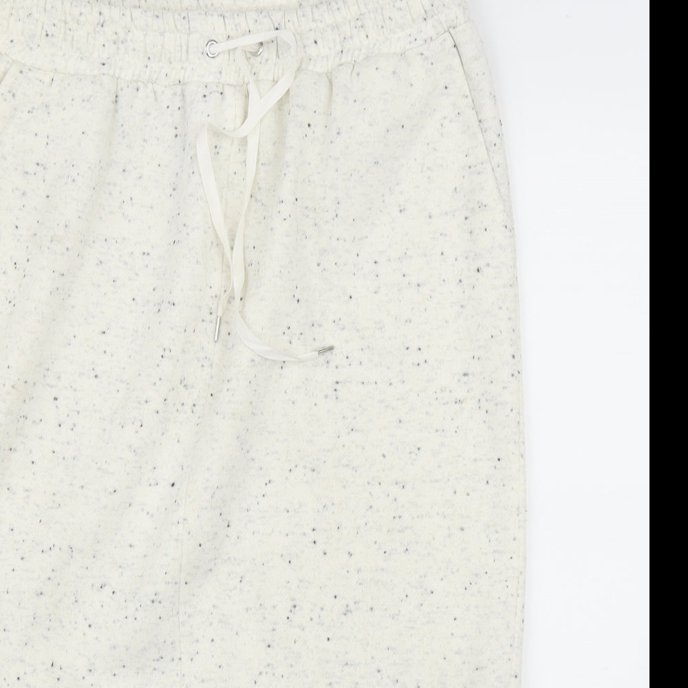 Massimo Dutti Womens Beige   Straight & Pencil Skirt Size L