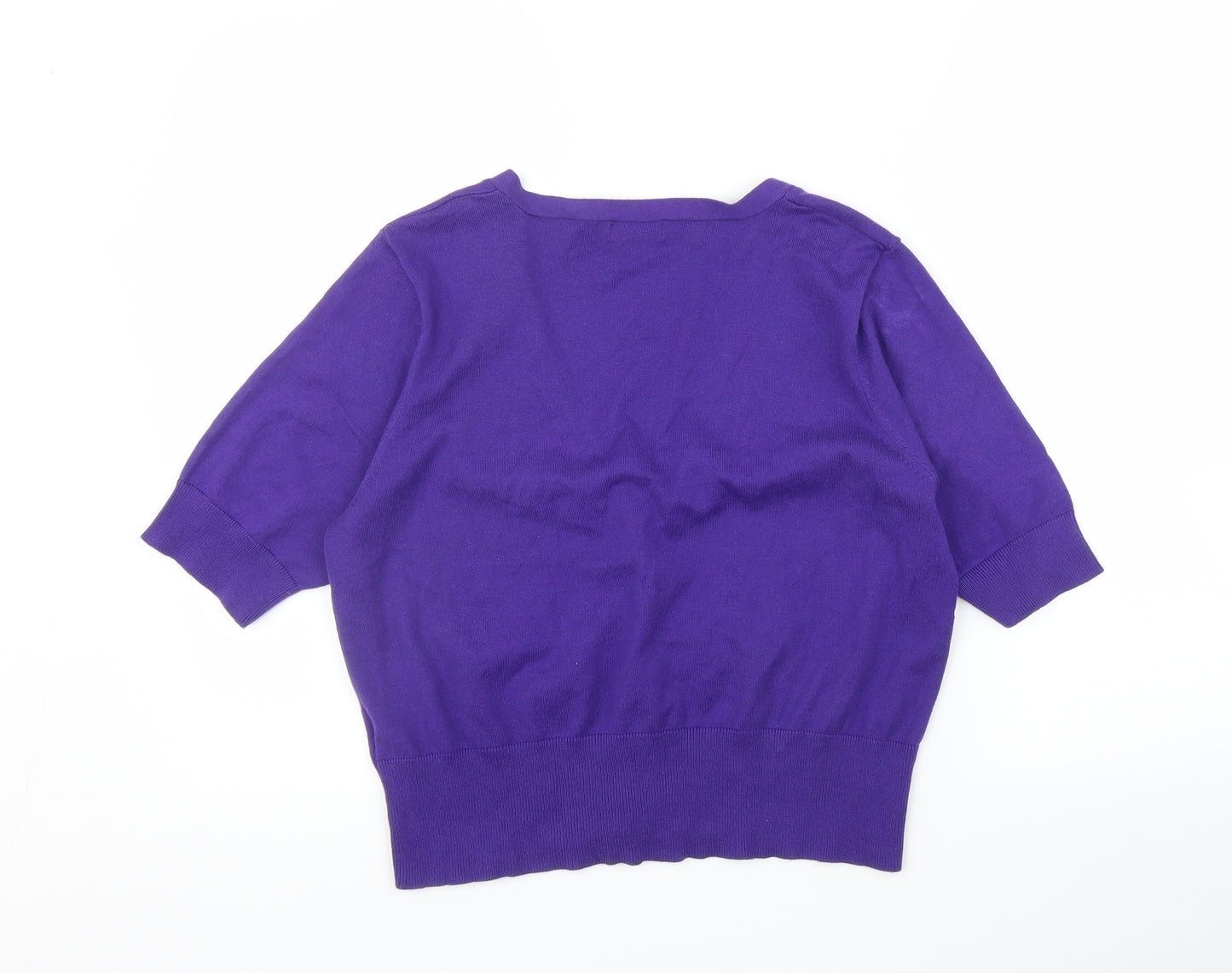 F&F Womens Purple   Cardigan Jumper Size 16
