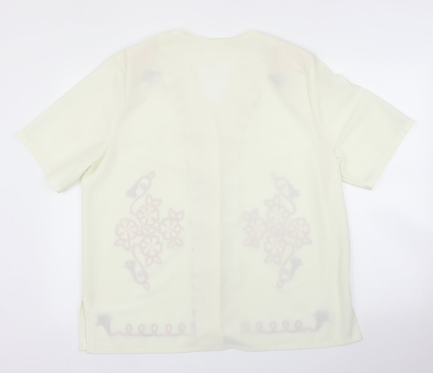Preworn Womens Beige   Basic Blouse Size XL