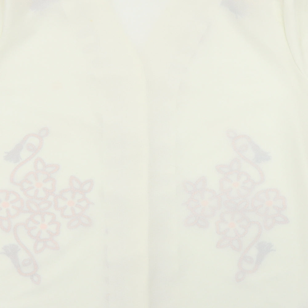 Preworn Womens Beige   Basic Blouse Size XL