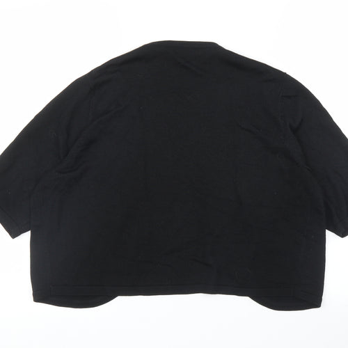Agenda Womens Black   Cardigan Jumper Size 16
