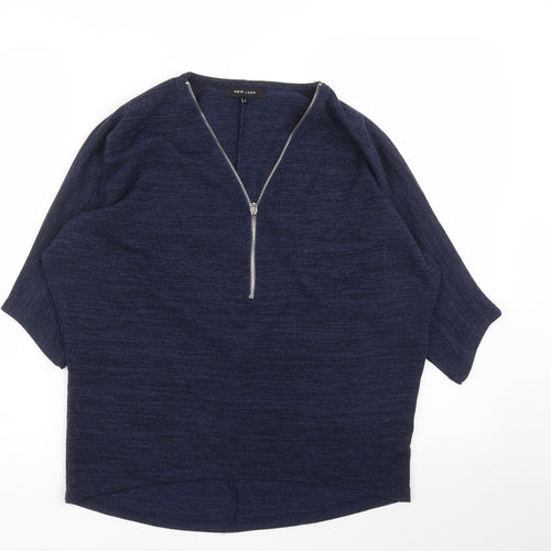 New Look Womens Blue   Pullover Jumper Size S