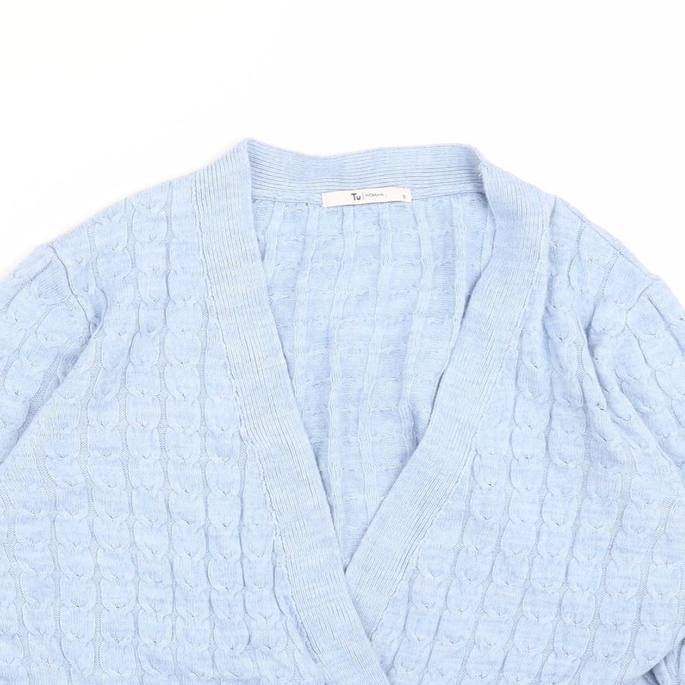 TU Womens Blue   Cardigan Jumper Size 12
