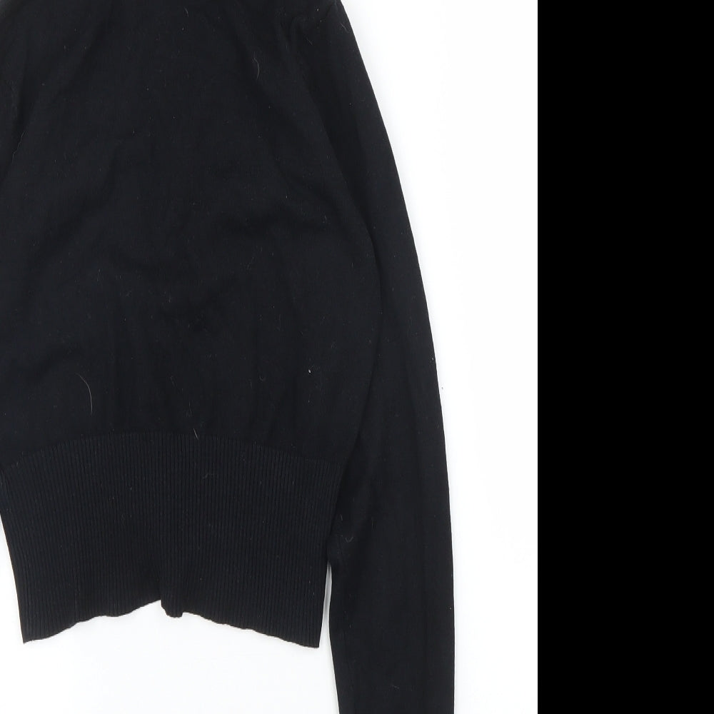 Bay Womens Black   Cardigan Hoodie Size 10