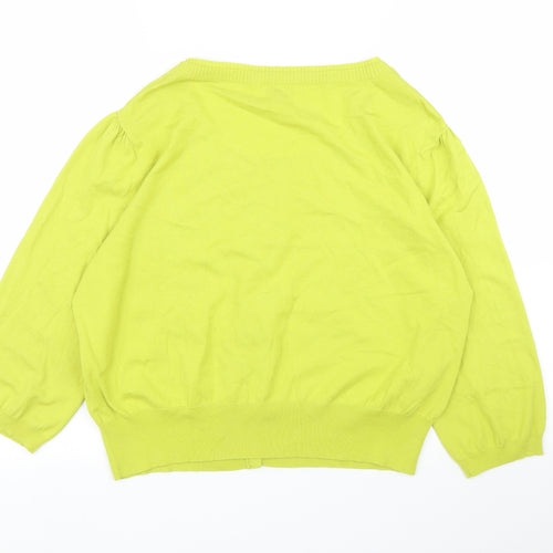 Kaliko Womens Yellow   Cardigan Jumper Size 20