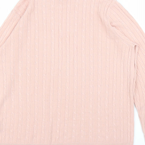 M&S Womens Pink   Pullover Jumper Size 12