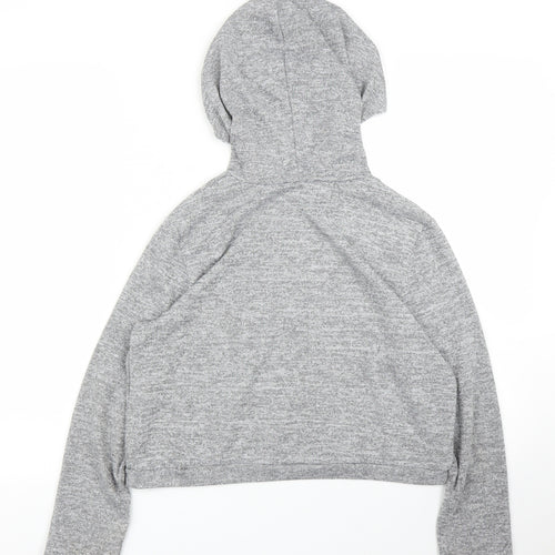 New Look Girls Grey   Pullover Hoodie Size 12 Years